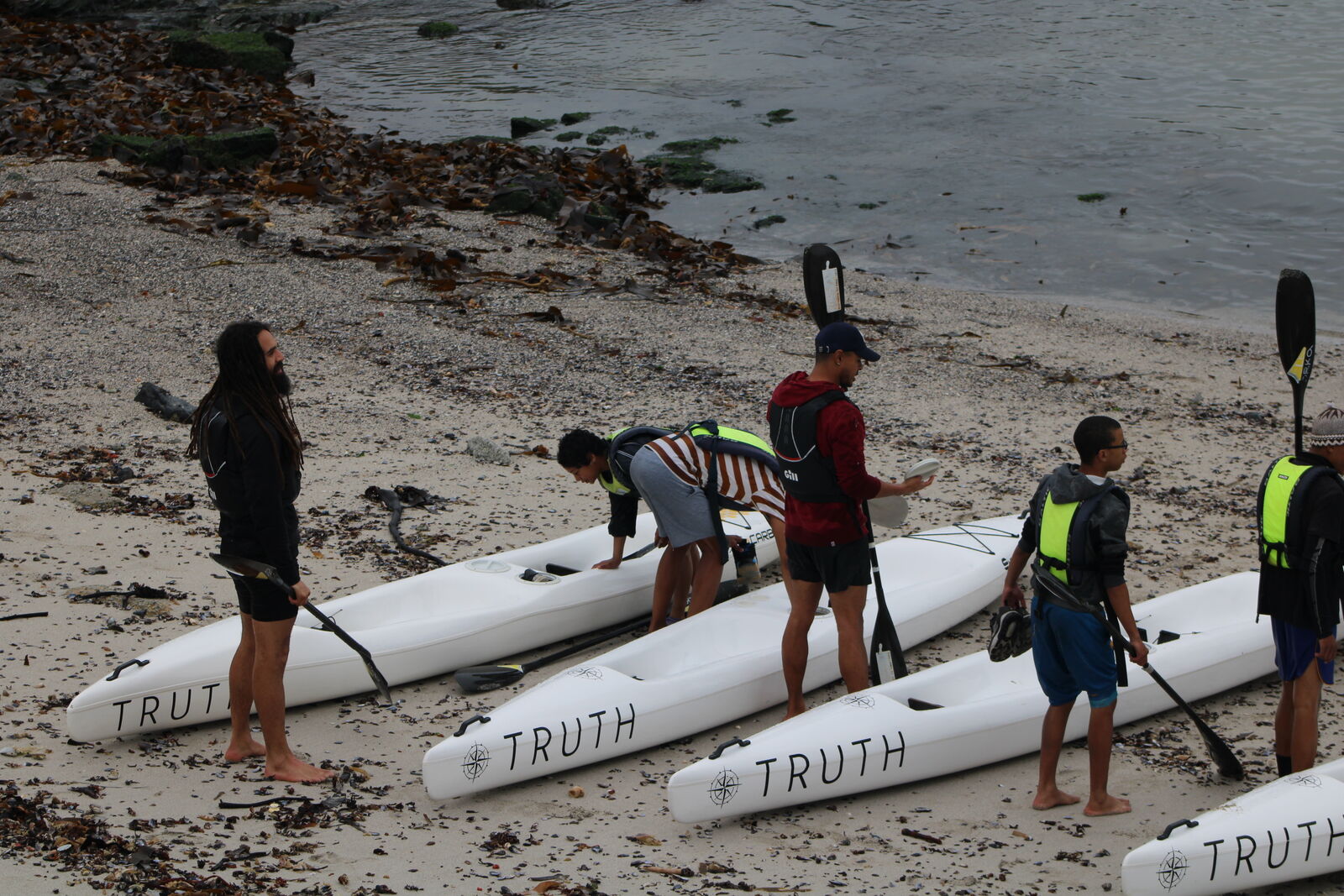 Back on the beach after the session